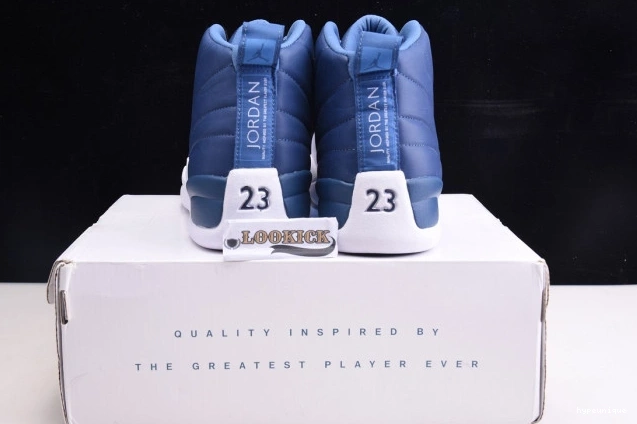HYPE Jordan 130690-404 Air Blue Retro 12 Stone 0626